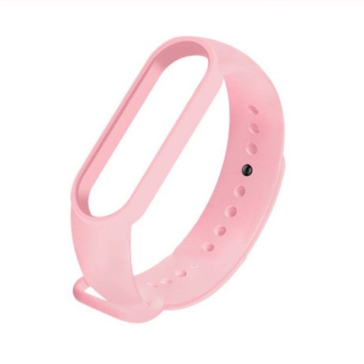 Bratara de schimb din silicon, pentru Xiaomi Mi Band 7, Roz [1]