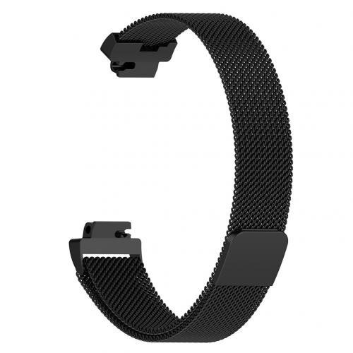Bratara din otel inoxidabil compatibil Fitbit Inspire / HR - Negru, Inchidere magnetica [1]