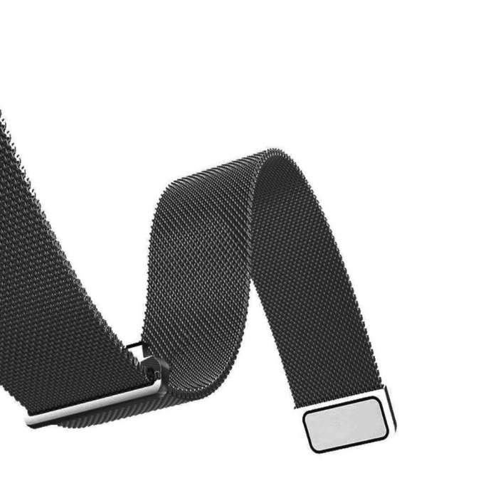 Bratara din otel inoxidabil compatibil Fitbit Inspire / HR - Negru, Inchidere magnetica [6]