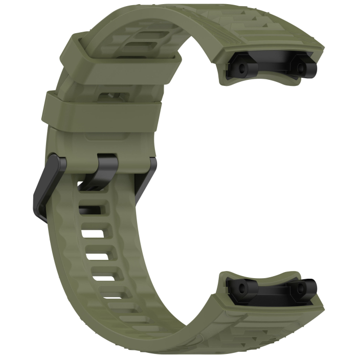 Bratara din silicon compatibil Amazfit T-REX 3 - Verde Army, PHN Mag [7]