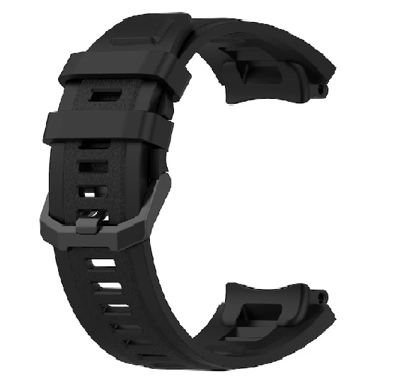 Bratara din silicon compatibila smartwatch Amazfit T-REX 2 - Negru [1]