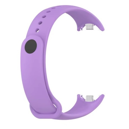 Bratara din silicon cu PIN de Metal, compatibil Xiaomi Mi Band 8/9, PHN Mag, Lila [1]