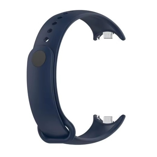 Bratara din silicon cu PIN de Metal, compatibil Xiaomi Mi Band 8/9, PHN Mag, Midnightblue [1]