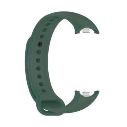 Bratara din silicon cu PIN de Metal, compatibil Xiaomi Mi Band 8/9, PHN Mag, Verde armata [1]