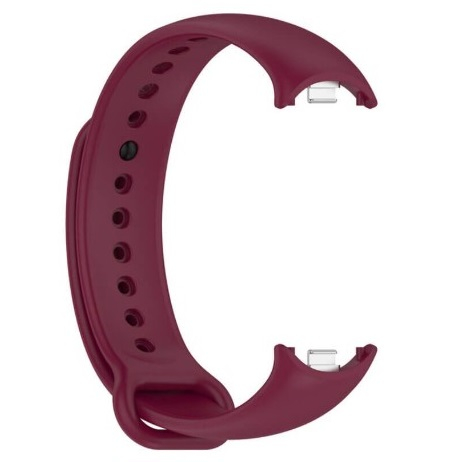 Bratara din silicon cu PIN de Metal, compatibil Xiaomi Mi Band 8/9, PHN Mag, Visiniu [1]