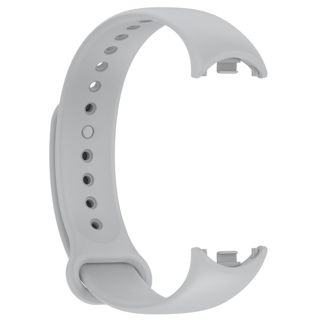 Bratara din silicon cu PIN de Metal, compatibil Xiaomi Mi Band 8/9, PHN Mag, Gri [1]