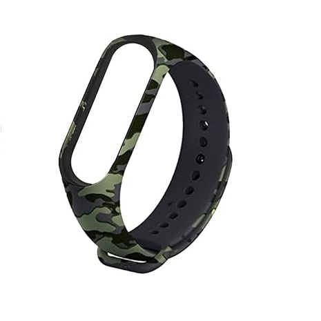 Bratara din silicon, pentru Xiaomi Mi Band 7 Mi band 6 Mi band 5, Army [1]