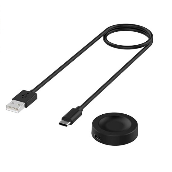 Cablu incarcare rapida, magnetic USB pentru Huawei Watch 3 GT2/GT3 PRO, Huawei Watch GT GT2 GT2e Honor Watch GS Pro Magic 2, Negru, 1m lungime, PHN Mag. [1]