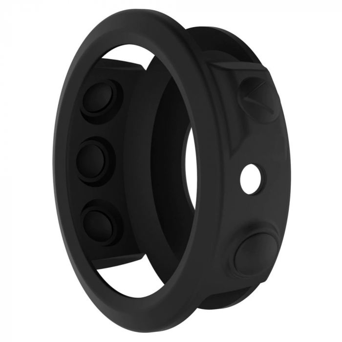 Carcasa de protectie din silicon compatibila Garmin Fenix 5 S , protectie smartwatch, negru. [1]