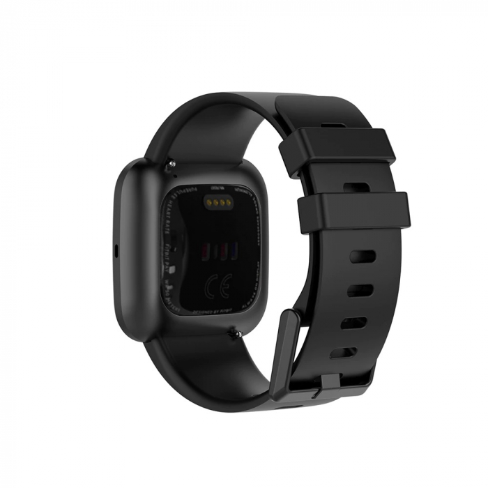 Curea Bratara pentru Fitbit Versa / Versa 2 / Lite , marimea L , Negru [2]