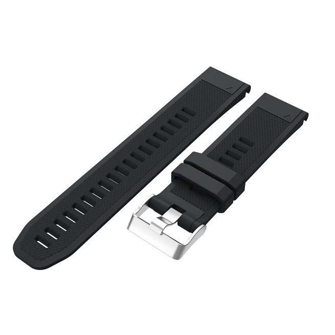 Curea Bratara Quick Release pentru smartwatch Garmin Fenix 5, 5S , Fenix 6, Fenix 6 Pro, Fenix 6 Pro Sapphire Edition, Forerunner 935, Forerunner 945, 22 mm , Negru cu surubelnita inclusa [4]