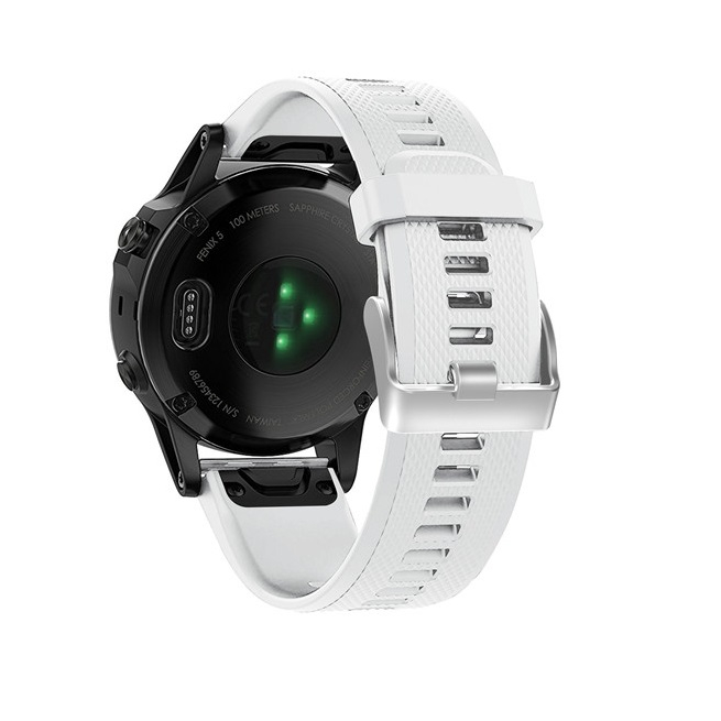 Curea Bratara Quick Release smartwatch Garmin Fenix 5 ,5S , Fenix 6, Fenix 6 Pro, Fenix 6 Pro Sapphire Edition, Forerunner 935, Forerunner 945, 22 mm ,Alb cu surubelnita inclusa
