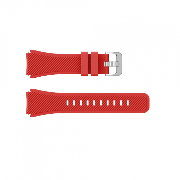 Curea Bratara Quick Release pentru smartwatch Samsung Gear S3 / Frontier , 20 mm , Rosu [2]