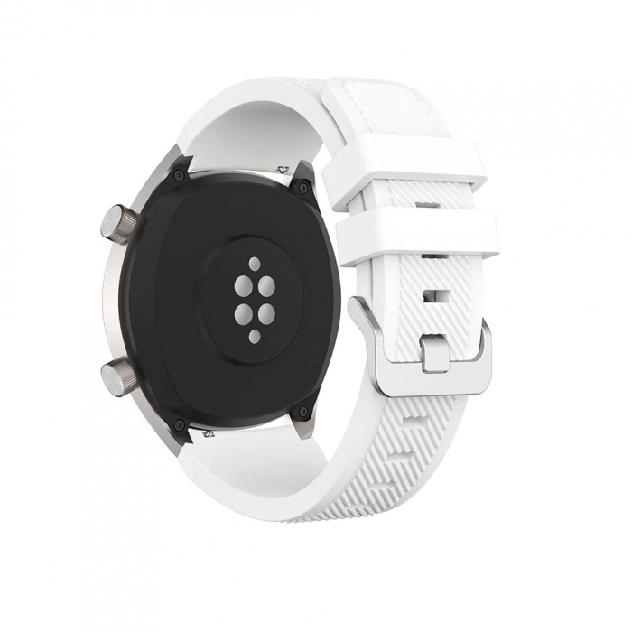 Curea Bratara Quick Release pentru smartwatch Samsung Gear S3 / Frontier , 22 mm , Alb [3]