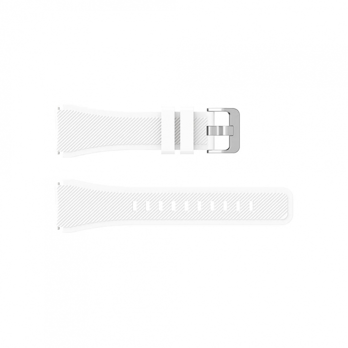 Curea Bratara Quick Release pentru smartwatch Samsung Gear S3 / Frontier , 22 mm , Alb [2]
