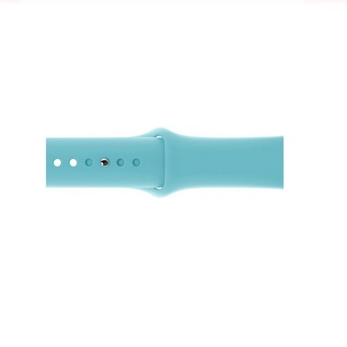 Curea compatibila cu Apple Watch 1 2 3 4 5 , Bratara Sport, Silicon, 38mm, Green Marine [2]