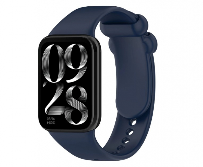 Curea de silicon compatibila Xiaomi Mi Band 8 Pro, bratara de inlocuire, accesoriu banda sport, PHN Mag, Bleumarin [2]