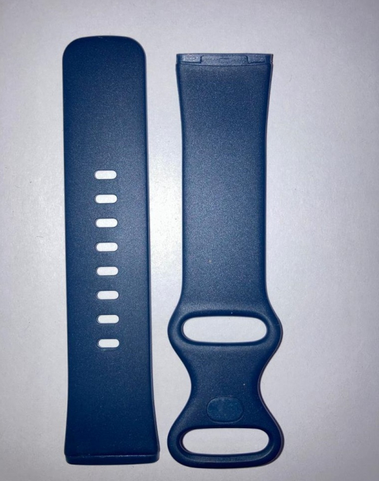 Curea silicon compatibil Fitbit Versa 3 - L, Bleumarin, Quick Release [1]