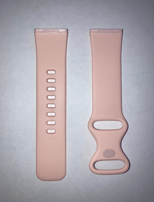 Curea silicon compatibil Fitbit Versa 3 - L, Roz, Quick Release [3]