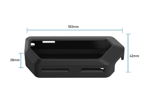 Husa de silicon rezistenta la socuri si anti-zgarieturi, protectie moale pentru Flipper Zero Negru [2]