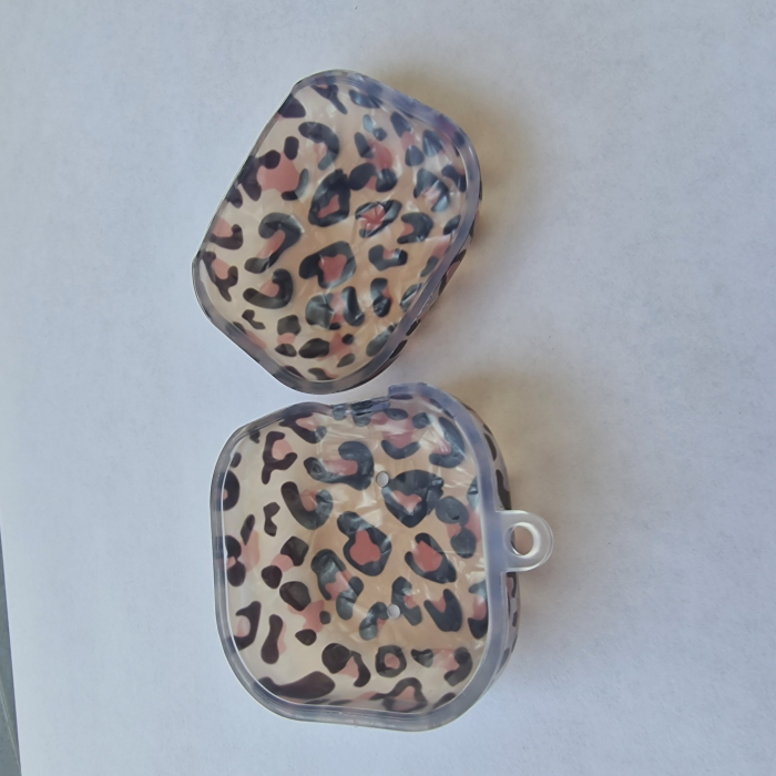 Husa protectie casti compatibila cu Samsung Galaxy Buds Live / Pro / Buds 2 / Buds 2 Pro - animal print leopard [4]