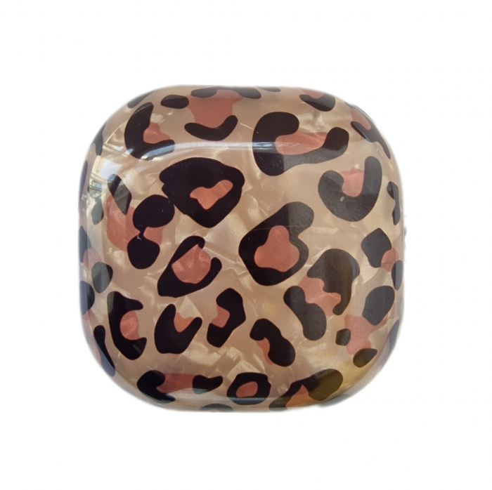 Husa protectie casti compatibila cu Samsung Galaxy Buds Live / Pro / Buds 2 / Buds 2 Pro - animal print leopard [1]
