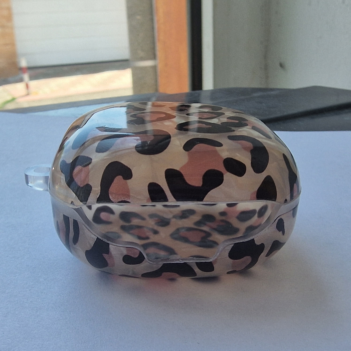 Husa protectie casti compatibila cu Samsung Galaxy Buds Live / Pro / Buds 2 / Buds 2 Pro - animal print leopard [5]