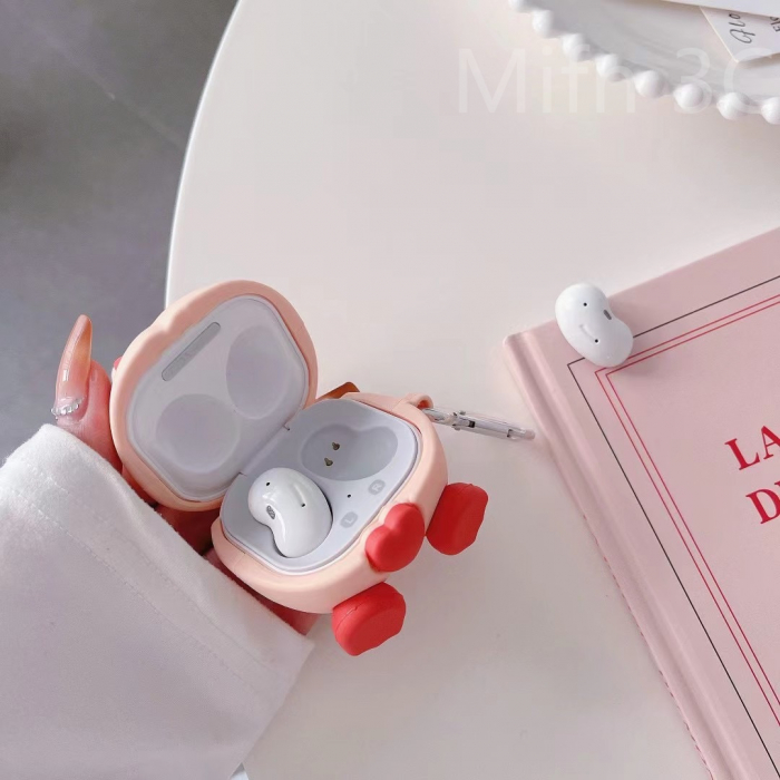 Husa protectie casti compatibila cu Samsung Galaxy Buds Live / Pro / Buds 2 / Buds 2 Pro - Iepure [2]