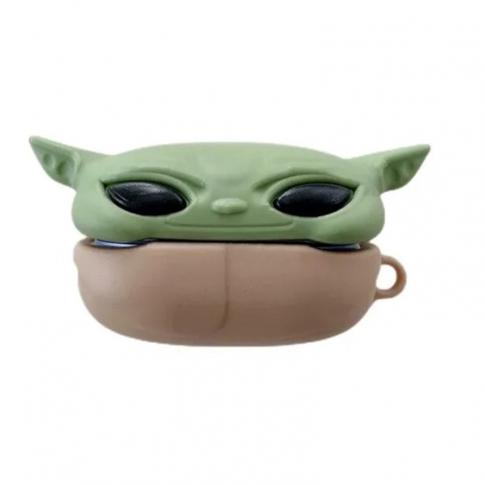 Husa protectie casti compatibila cu Samsung Galaxy Buds Live / Pro / Buds 2 / Buds 2 Pro - Yoda [1]