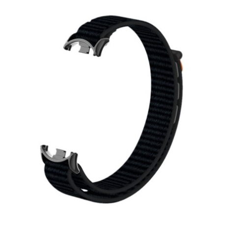 Imagine produs 	 Curea Bratara Fitness compatibila Xiaomi Mi Band 8/9, material textil cu arici, cu prindere de metal, PHN Mag, Negru [1]