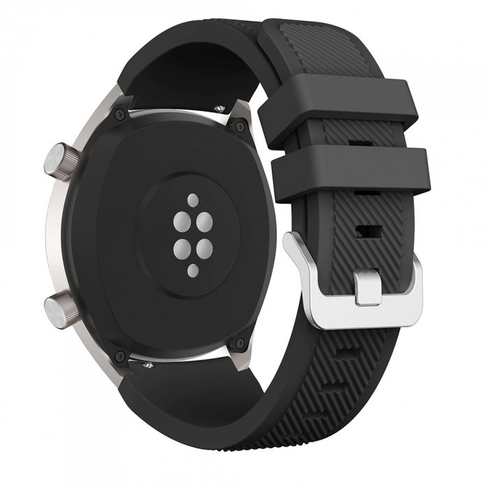 Curea Bratara Quick Release pentru smartwatch Samsung Gear S3 / Frontier , 22 mm , Negru [5]