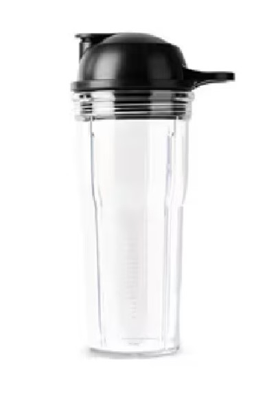 Pahar mic cu capac 0.5 L, Nutribullet Combo / Ultra,1500W / 1200W, NBF580B / NBF550DG / NB1206DGCC [1]