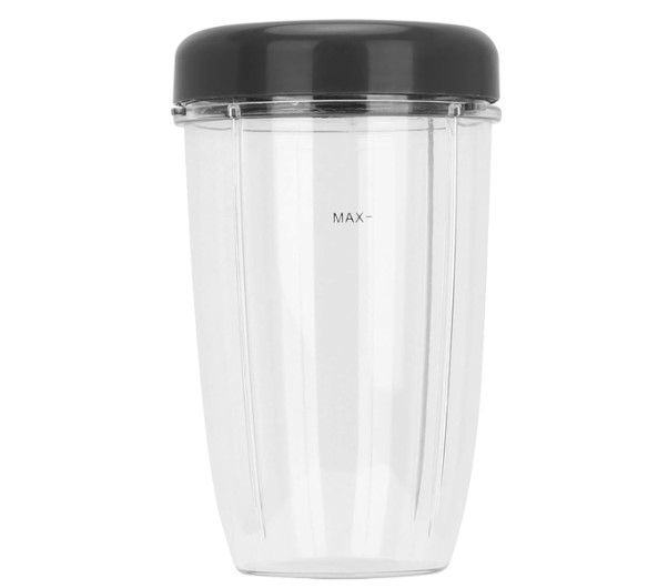 Pahar mediu cu capac standard, compatibil NutriBullet 600W - 900W, Capacitate de 0.7 Litri, 165*95 mm, PHN Mag. [2]