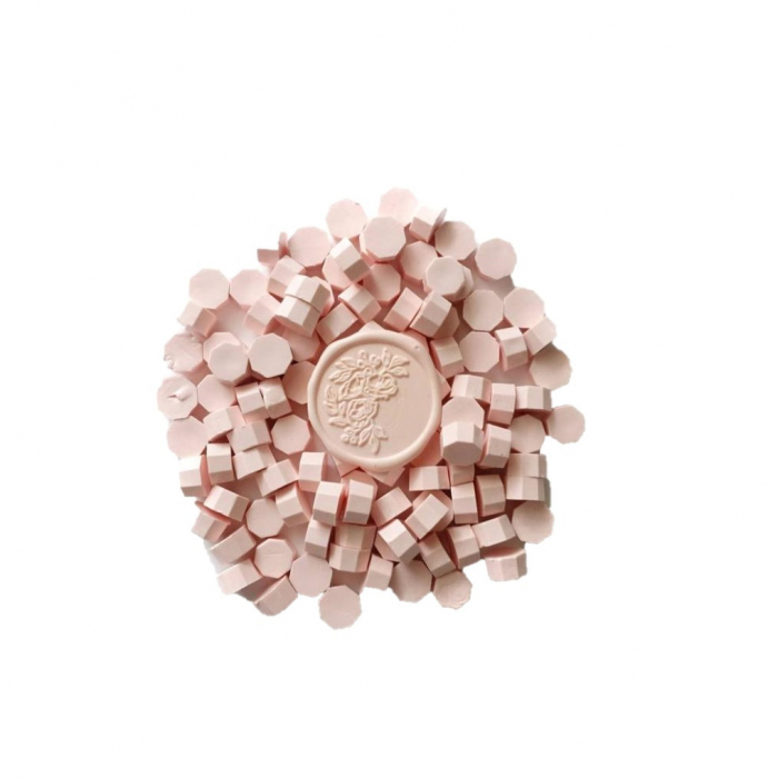 Set Ceara Roz smoked mat pastelat pentru sigilii invitatie nunta botez - 100 buc/pachet [1]
