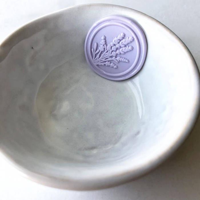 Ceara Lavanda mat pastelat pentru sigilii invitatie nunta botez - 100 buc/pachet [2]