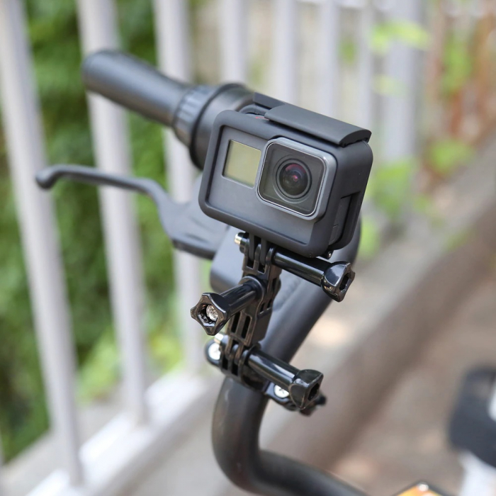 Suport PHN prindere bicicleta pentru camere de actiune GoPro Hero 4 5 6 7 8, 9 , 10 , SJCAM, Xiaomi Yi, DJI Osmo Action,3.5 - 5 cm max [7]