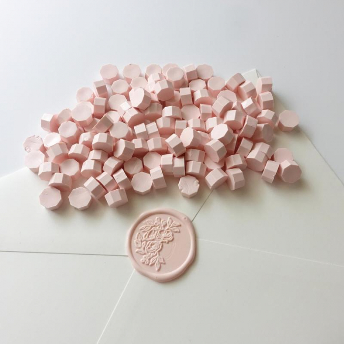 Set Ceara Roz smoked mat pastelat pentru sigilii invitatie nunta botez - 100 buc/pachet [2]