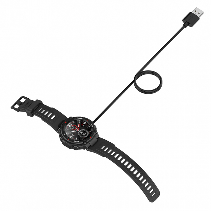 Cablu de incarcare pentru Amazfit T-REX , 1 m , Negru [6]