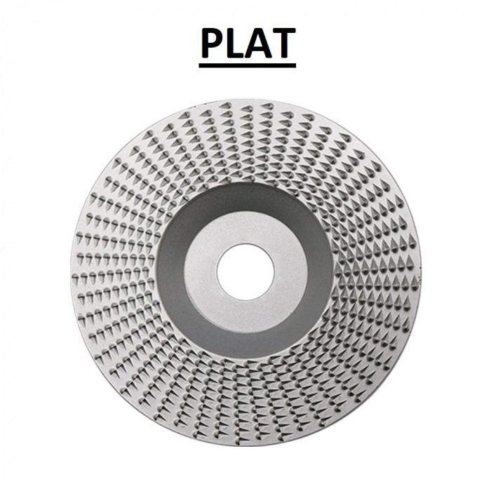 Disc Plat de otel 22x100 mm de rindeluit lemn, pentru polizor unghiular , Argintiu [2]