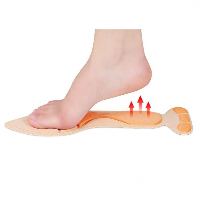 Set 2 branturi cu pernite pentru pantofi stiletto, Crem , Suport interior de incaltaminte, Marime universala [3]