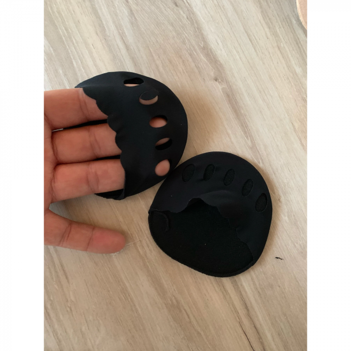 Set 2 Branturi pentru metatarsiene picior, protectie pantofi, absortie durere, Negru. [6]