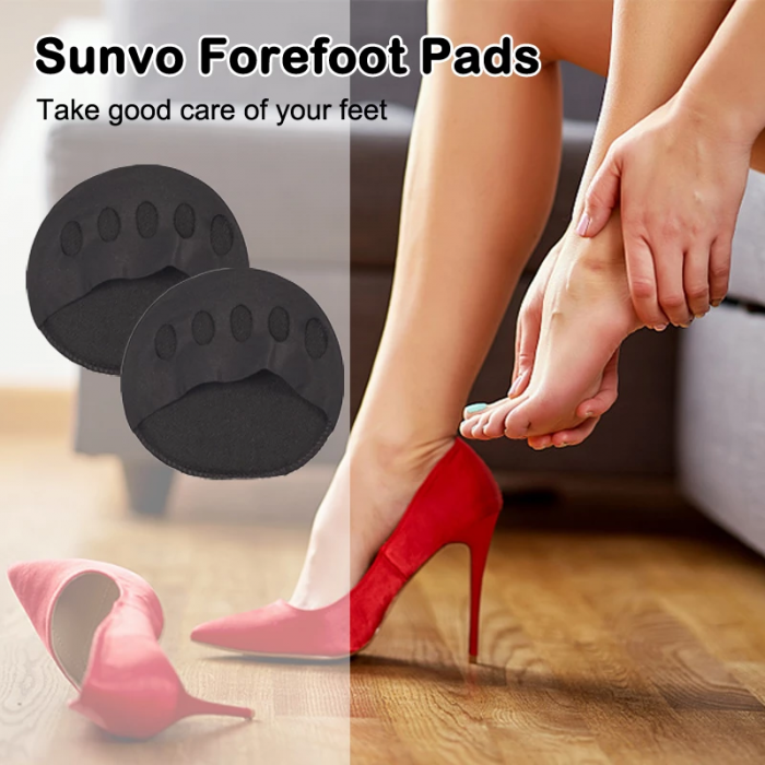 Set 2 Branturi pentru metatarsiene picior, protectie pantofi, absortie durere, Negru. [7]