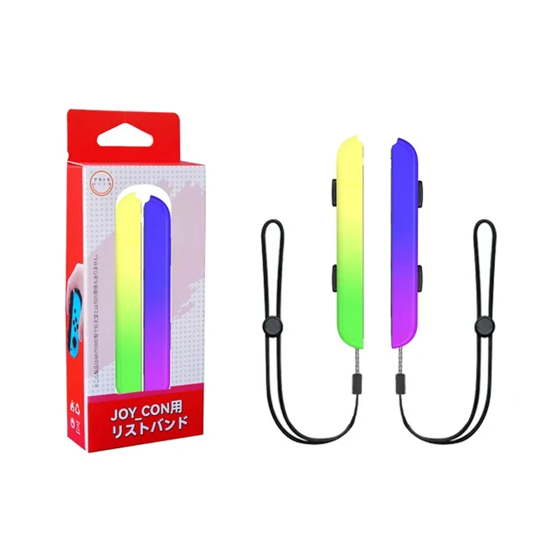Set 2 Joy-Con Strap pentru nintendo swtich Splatoon edition, Compatibil cu Nintendo Switch/Switch OLED, Albastru/Mov-Galben/Verde, PHN Mag [2]