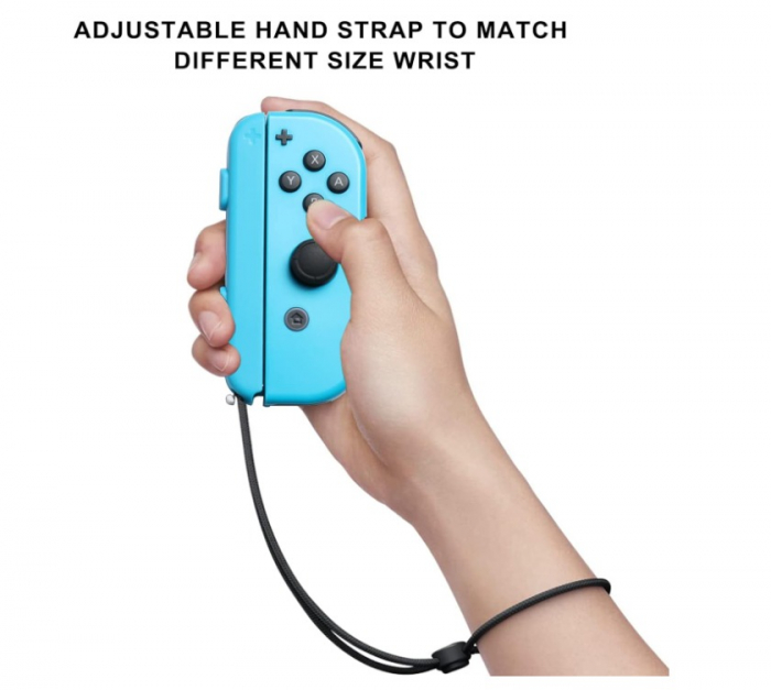 Set 2 Joy-Con Strap pentru nintendo swtich, Compatibil cu Nintendo Switch/Switch OLED, Rosu - Albastru, PHN Mag [6]