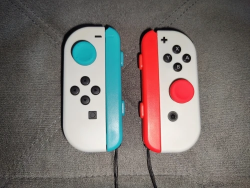 Set 2 Joy-Con Strap pentru nintendo swtich, Compatibil cu Nintendo Switch/Switch OLED, Rosu - Albastru, PHN Mag [10]
