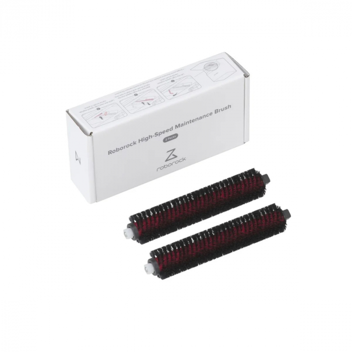 Set 2 Perii Curățare Automată Originale Roborock – Compatibile cu S7 / S8 Pro / S85 / O23 / O30 / S7 Max / S7 MaxV Ultra / S7 Pro Ultra [1]