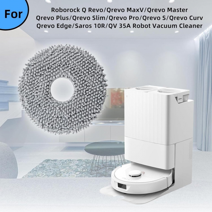 Set 4 lavete Roborock Mop pentru seria Saros 10R / Qrevo [2]
