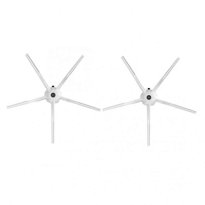 Set 10 Perii Laterale Albe din Silicon Compatibile Roborock E4 / E5 / S4 / S5 / S6 / S7 / S8 / Q5 / Q7 / Q8 / Q Revo [3]