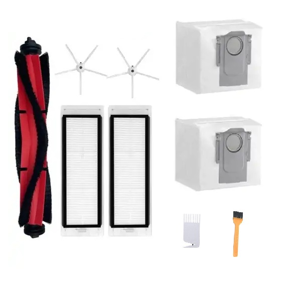 Set 9 Piese Compatibil Roborock Q5 / Q5+ – Perii, Filtre HEPA, Saci de praf [1]