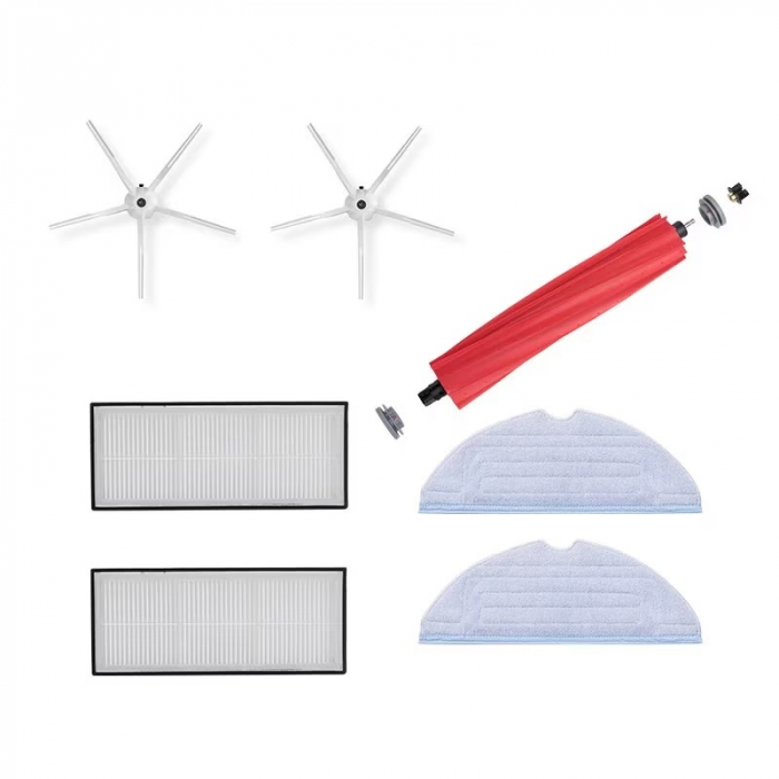 Set 9 Piese Compatibil Roborock Q7 Max / Q7 Max+ / Q7 Plus / T8 – Perii, Mopuri, Filtre HEPA [8]